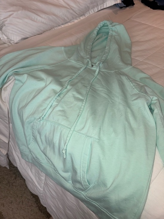 Mint Hooded Sweater - Picture 2 of 4